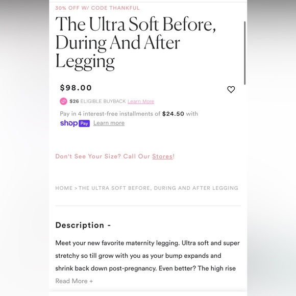 Hatch The Ultra Soft Before, During and After Legging - Picture 8 of 10